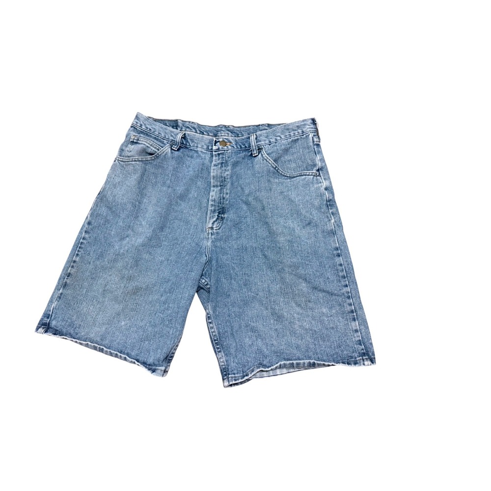Wrangler‎ Relaxed Fit Men's Blue Denim Shorts Jeans Size 38 A2